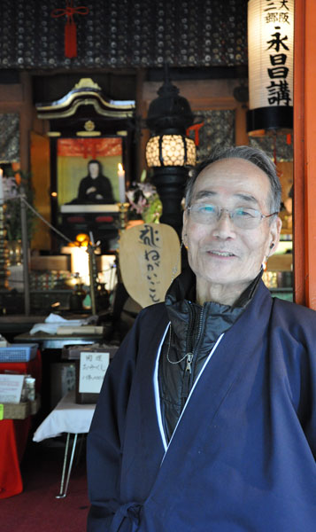 母公堂　　堂守　青木健一さん