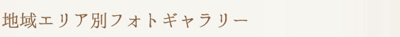 地域エリア別フォトギャラリー