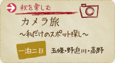 秋を楽しむカメラ旅